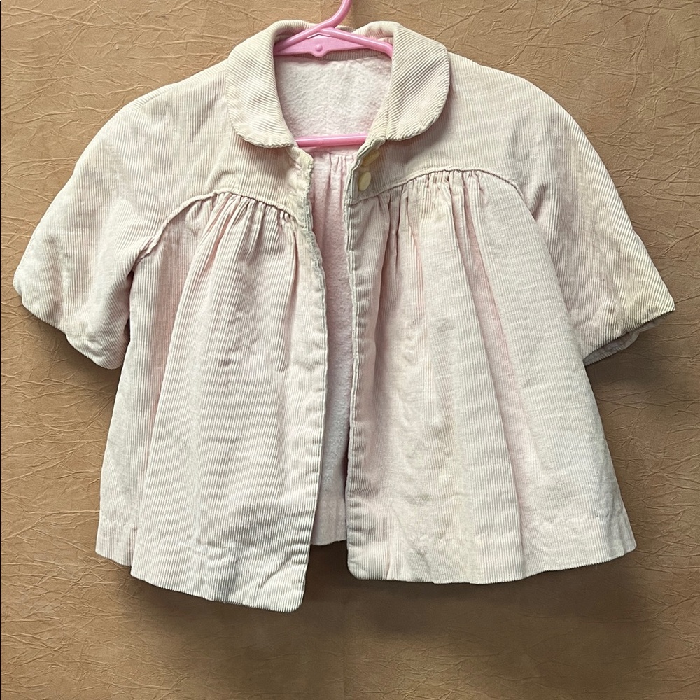 Vintage light pink Corduroy Jacket
